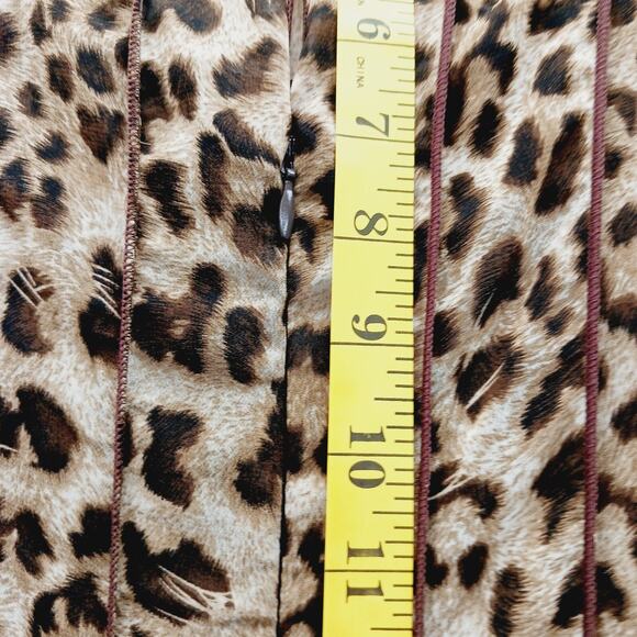 Dress Size 12 Leopard Mob Wife Maxi Coquette Safari Glam Retro Maximalist 2pcs - Picture 14 of 16
